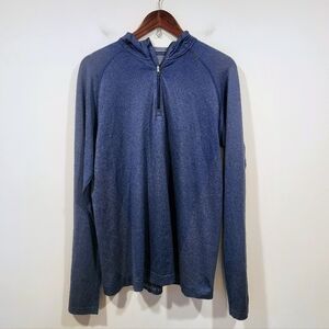 Lululemon Men's Metal Vent Tech Half Zip Hoodie In Blue